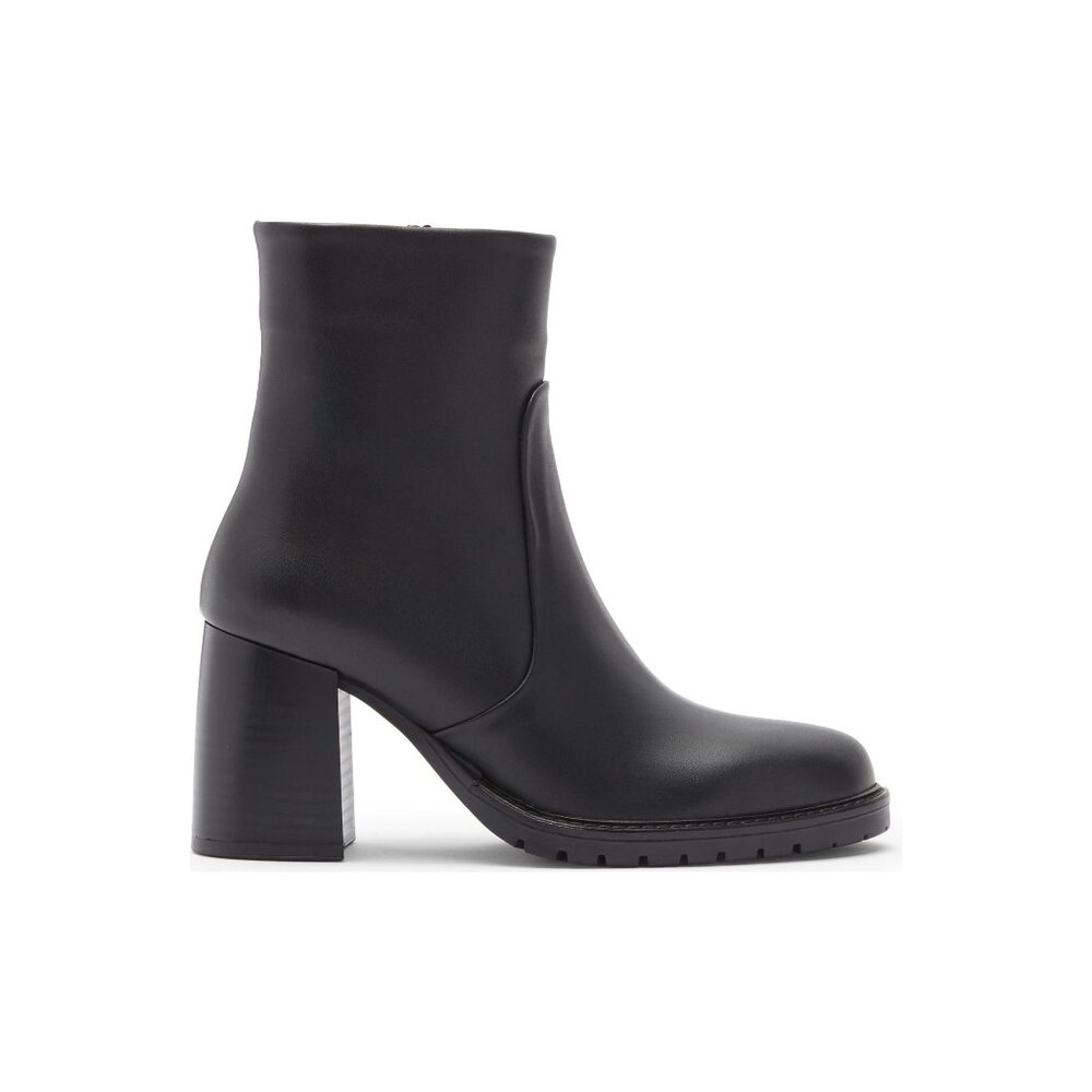 🆕 LA CANADIENNE Livon City Dry Waterproof Platform Leather Bootie 9 Black - Picture 4 of 16